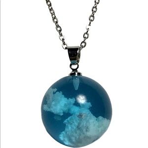Glow in the Dark Luminous Storm Cloud Necklace